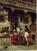 unknow artist Arab or Arabic people and life. Orientalism oil paintings 197 oil painting on canvas